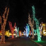 Christmas lights at Courthouse